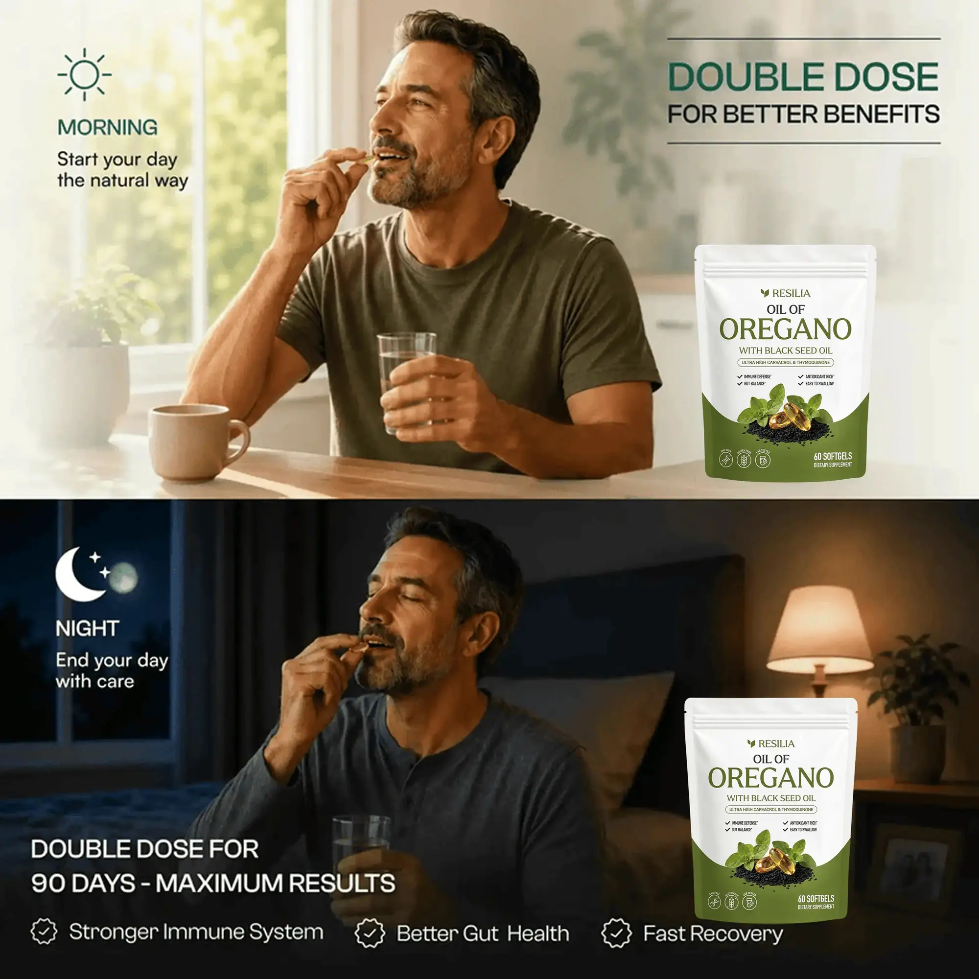 Resilia® Oil Of Oregano Softgels