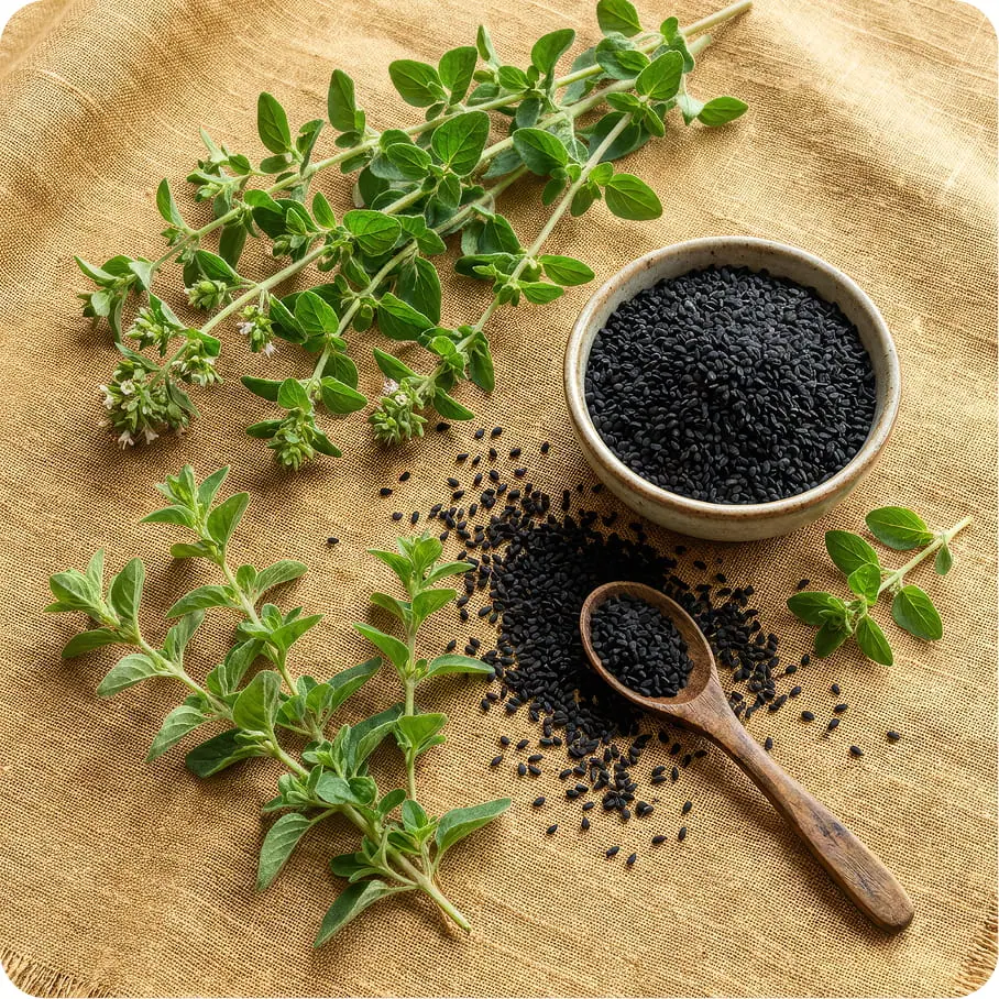 Three ancient herbs. Thousands of years of trust.