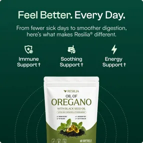 Resilia® Oil Of Oregano Softgels